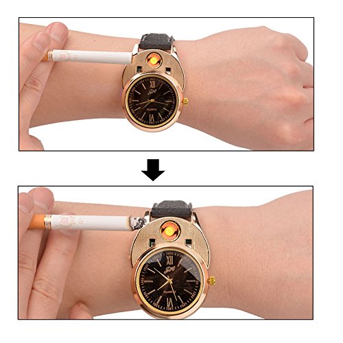 Rechargeable USB Watch Cigarette Lighter